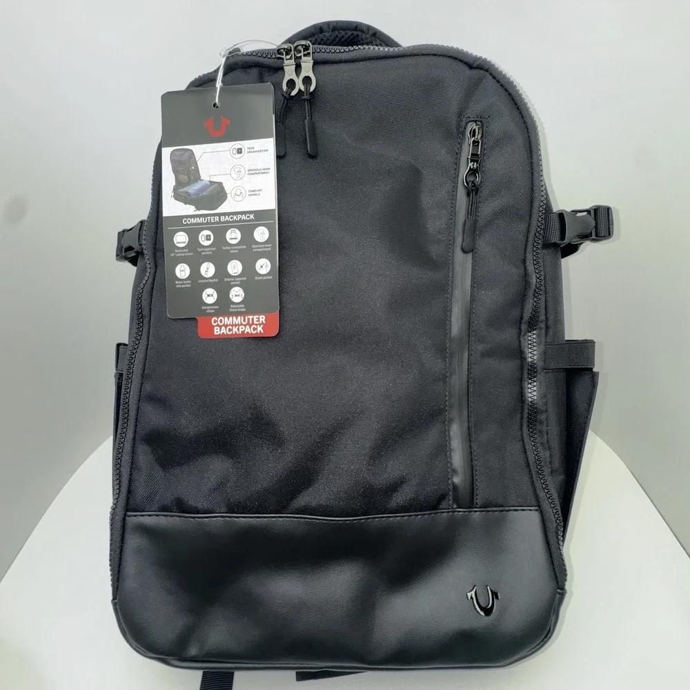 True Religion Commuter Laptop Backpack, Black TR105081 MSRP $115 - New with tags